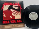 Metallica - Kill 'Em All Vinyl LP Original 1st Press Megaforce