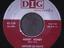 ARTHUR LEE MAYE & GROUP: this is the night for love / honey honey DIG 7