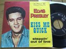 Elvis Presley: Kiss Me Quick Rare Italian Pressing 7” Vinyl Free UK Post