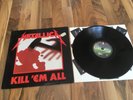 METALLICA KILL' EM ALL LP VINYL 1989 DMM REISSUE VG(+)