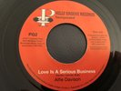 ALFIE DAVISON..LOVE IS A SERIOUS BUSINESS.. SUPERB RARE UK ISSUE SINGLE..PG 2