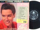 RARE EX-    ELVIS PRESLEY SOMETHING FOR EVERYBODY 1961 RCA OZ LIVING STEREO LP