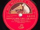 Fischer. Mozart (Piano concerto 20). HMV DB 2118-21 (4) NM(-) orig. album