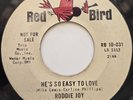 45 NOS / RODDIE JOY / HE'S SO EASY TO LOVE / RED BIRD PROMO / LISTEN