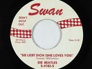 Beatles 45 - Die Beatles - Sie Liebt Dich (She Loves You) - Swan
