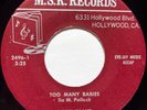 Bobbi Blake – Too Many Babies MSR SONG POEM LOFI Dick Kent Lounge OUTSIDER 45