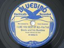 Boots and his Buddies I Like You Best of All 78RPM Bluebird B-6862