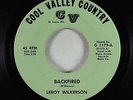Rockabilly 45 - Leroy Wilkerson - Backfired - Cool Valley Country - rare