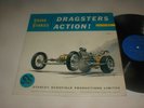 DRAGSTERS Action Sound Stories UK LP Stanley Schofield 60's Vtg Hot Rod Racing