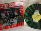 PUNK AND DISORDERLY III THE FINAL SOLUTION RECORD ALBUM COVER SPLATTER VINYL.