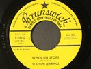 WAYLON JENNINGS: when sin stops / jole blon BRUNSWICK 7