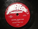 BLUES JOE HILL LOUIS Western Union Man / Jack Pot METEOR 5004  E