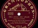 PANZERLIED (OBS STÜRMT ODER SCHNEIT) - GERMAN WW2 MARSCH RARE 78rpm Record