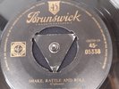 BILL HALEY SHAKE RATTLE AND ROLL GOLD BRUNSWICK 45