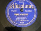 Vocalion 78 RPM Cab Calloway - Minnie The Moocher / St Louis Blues 4753 V++