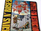 GUNS N' ROSES APPETITE FOR DESTRUCTION 1987 GERMAN PRESS STICKER GEFFEN