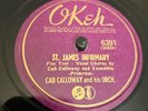 Okeh 78 RPM Cab Calloway - St James Infirmary 6391 V++ Jazz