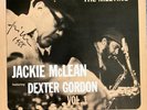 Autographed Jackie McLean e/Dexter Gordon ‎The Meeting LP Vinyl 1976