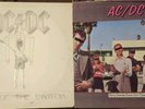 AC/DC Vinyl Record LP LOT- Flick Of The Switch + Dirty Deeds Done Dirt Cheap GD-