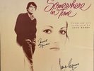 “SOMEWHERE IN TIME” SOUNDTRACK LP SIGNED BY JANE SEYMOUR & DIRECTOR w/COA +