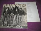THE RAMONES -1ST ALBUM -SIRE US 1976 ORIG LEGENDARY RARE PUNK DEBUT W/PIC LYRICS