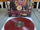 BEATLES SGT PEPPERS LONELY HEARTS CLUB RED VINYL LP IMPORT PARLOPHONE EMI NM