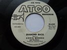 CECIL MOORE 45 'DIAMOND BACK' USA ATCO MONSTER 1964 TEXAS ROCKABILLY INSTRO VG+