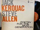 Jack Kerouac, Poetry For The Beat Generation LP (1959 Hanover) 1st Pr., NM Vinyl