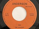 THE LEADERS - FIRE / RARE 1960 SKA REGGAE JAMAICA 45 / ANDERSON