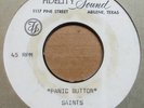 Saints 45 Fidelity Sound Abilene TX Acetate Panic Button / Bomark- Free Shipping