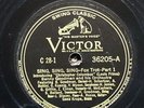 BENNY GOODMAN SING, SING, SING 12” 78 RPM VICTOR 36205 E