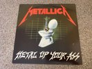 Metallica Metal Up Your Ass RED VINYL FRENCH Rare LP