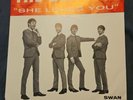 The Beatles She Loves You/I'll Get you 45 Record Swan S-4152 Nrmint