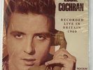 Rare Eddie Cochran‎–Recorded Live In Britain 1960 Rockin' Records‎–45 EP-450 VG+
