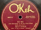 Novelty-78 RPM-Billy Frisch/Markel's Orch-Ku Ku (Klucking of the Ku Klux Klan)V+