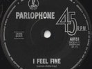 THE BEATLES 45: I FEEL FINE/SHE'S A WOMAN  AUSSIE  PARLOPHONE 8133  EX+/NM  1964