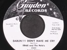 ERNIE & HALOS: the girl from across the sea / darlin  don't make me cry GUYDEN