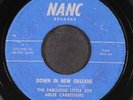 FABULOUS LITTLE JOE ARLEE CARRETHERS: down in new orleans / hot wire baby NANC