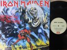 Iron Maiden OZ Reissue LP Number of the beast VG+ '82 EMI EMC3400 NWOBHM Metal