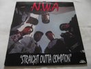 N.W.A.   STRAIGHT OUTTA COMPTON ** 1990 UK Reissue 4TH & BROADWAY LP