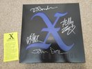 X THE BAND - SMOKE & FICTION BLUE VINYL SIGNED - AMOEBA MUSIC