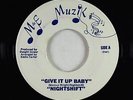 Funk Boogie Vocoder/Modern Soul 45 - Nightshift - Give It Up Baby - M&E - VG+