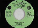 Modern Soul Disco 45 - Galaxy - Live Your Life - Rizing Star - VG+