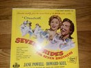 Seven Brides For Seven Brothers VG+ ORIG MGM E244 - 10” Jane Powell Howard Keel