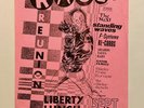THE NEXT STANDING WAVES Raul’s Club Concert Poster RARE Austin Texas Punk KBD