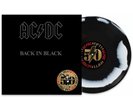 AC/DC - Back In Black: 50th Anniversary - Black & White Marble Colored Vinyl
