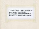 AFRICA MUST BE FREE DUB. rockers all stars. ROCKERS INTERNATIONAL JA orig DUB LP