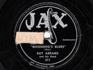 78 RPM JUMP BLUES   RAY ABRAMS   Jax 311   V+   
