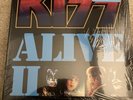 KISS Alive II 45th Anniv Red/Blue Swirl Colored Vinyl 2XLP Ace Gene NEW Sold Out