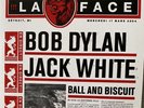RARE BOB DYLAN & JACK WHITE U.S 7” LP RED PS SINGLE BALL AND BISCUIT LIVE Vinyl